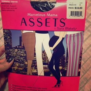 Black Maternity tights